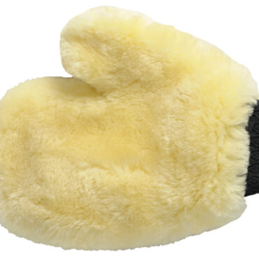 Lamb wool mitt