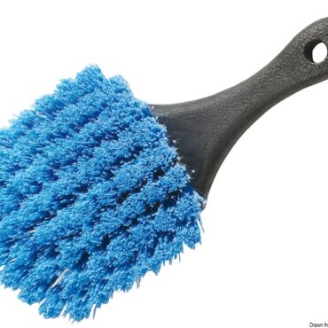 Ideale per pulizia linea di galleggiamento, eliche, ponti in teak negli angoli difficili, capottine, teloni, pulpiti in acciaio inox negli angoli ove deposita l'ossidazione, ecc..