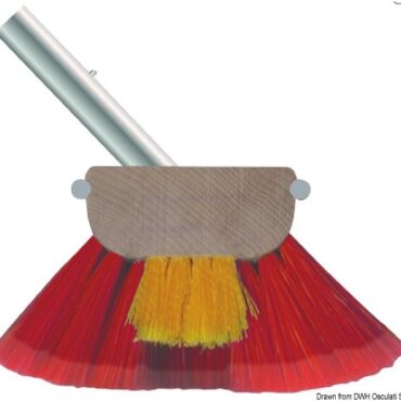 Struttura in legno marino verniciato ai poliuretani, bordo antiurto, “fibre premium”, attacco angolato a scatto in alluminio. Disponibili in 2 diverse dimensioni.