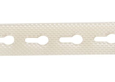 Fibbia in plastica morbida con trama in nylon per tendere i teloni.Si accoppia con funghetti 37.256.xx/37.321.xx.