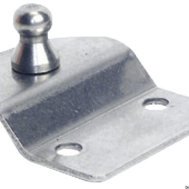 Embosed fastening plate w/ball