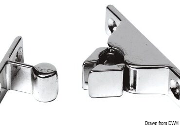 Chromed brass snap latch