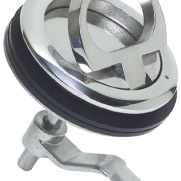 In acciaio inox AISI 316 lucidato a specchio.