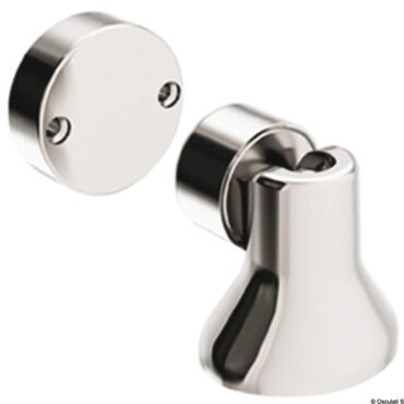 Giant chromed brass magnetic swivelling doorstop 7,5 Kg