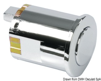 Di dimensioni ridottissime ed ottimo funzionamento; dopo che l’anta è stata chiusa, premendo il pomello si innesta la sicura che non permette la riapertura fino a che non viene ripremuto e tirato fuori lo stesso pomello. Adatti a spessori da 15 a 30 mm, capacità 10 kg.