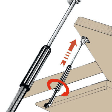 Per finestrini e portelli in nylon con asta scorrevole in acciaio inox. . Il particolare sistema di scorrimento garantisce un serraggio formidabile e nello stesso tempo una corsa fuori del comune.