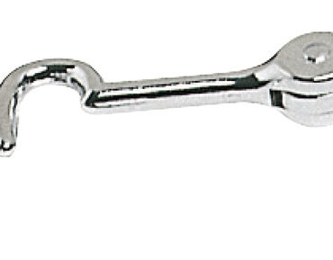 In ottone cromato a doppio snodo.