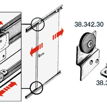 Sliding traveller 60x70 mm