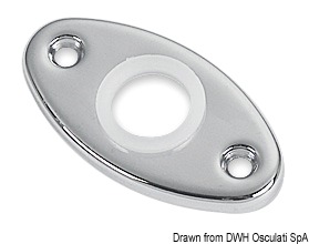 In ottone cromato. Fornite in coppia.