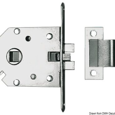 In ottone cromato. Ha un ingombro e uno spessore molto ridotti. Maniglie: tutte quelle del catalogo quadro 8 mm.