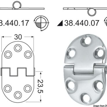 In acciaio inox. Versione da incasso a filo o esterna.