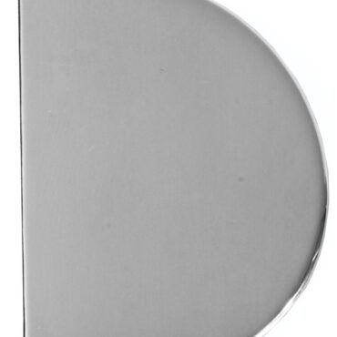 In acciaio inox, lucidate a specchio. Fissaggio istantaneo tramite autoadesivo e con smorzamento delle vibrazioni tramite asse centrale frenato.