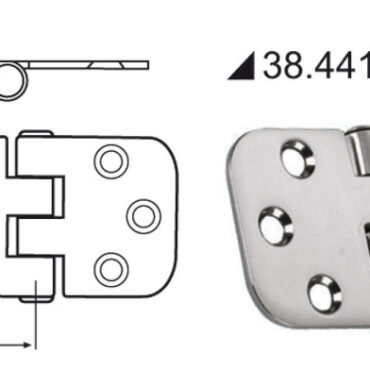 In acciaio inox, lucidate a specchio, con smorzamento delle vibrazioni tramite asse centrale frenato.