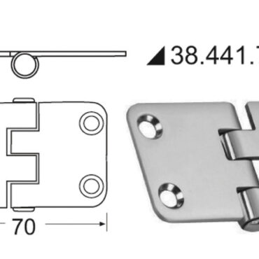 In acciaio inox, lucidate a specchio, con smorzamento delle vibrazioni tramite asse centrale frenato.