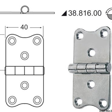 In acciaio inox, lucidate a specchio, con smorzamento delle vibrazioni tramite asse centrale frenato.