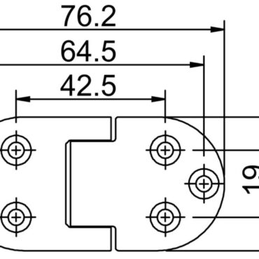 Costruita in acciaio inox AISi 316 microfuso.Coppia torcente costante 30 kg·cm ± 15% garantita 20.000 cicli.La coppia torcente si esprime in kg·cm, significa che allontanandosi dall’asse di rotazione della cerniera, lo sforzo si riduce.Calcolo momento torcente: profondità antina (cm) x 1/2 peso antina (kg).Esempio: 2 cerniere da 30 kg reggono perfettamente un portello pesante 2 kg e profondo 40 cm.