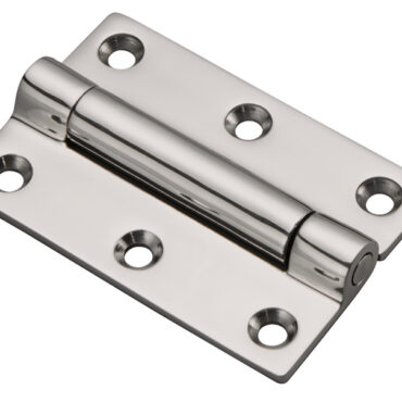 Costruita in acciaio inox AISi 316 microfuso.Coppia torcente costante 30 kg·cm ± 15% garantita 20.000 cicli.La coppia torcente si esprime in kg·cm, significa che allontanandosi dall’asse di rotazione della cerniera, lo sforzo si riduce.Calcolo momento torcente: profondità antina (cm) x 1/2 peso antina (kg).Esempio: 2 cerniere da 30 kg reggono perfettamente un portello pesante 2 kg e profondo 40 cm.