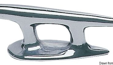 Di forma classica in ottone cromato con due perni.