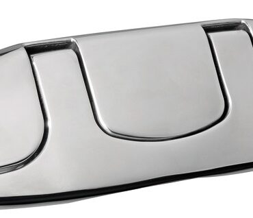 Una soluzione compatta e dal design ergonomico. In acciaio inox AISI 316 lucidato a specchio. Di facile montaggio, non richiedono incasso.