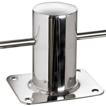 Fabbricata in acciaio inox AISI 316 lucidato a specchio.