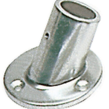 In alluminio lucidato e anodizzato per tubi con Ø da 25/30 mm