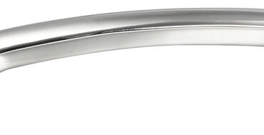 In acciaio inox AISI 316 lucidato a specchio.