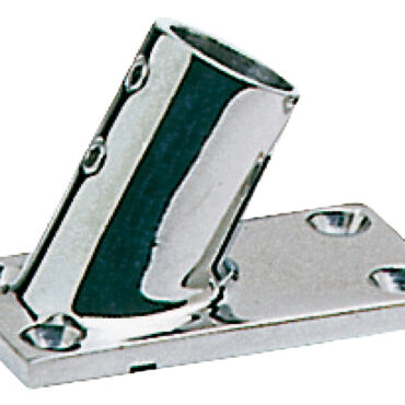 In acciaio inox AISI 316 lucidato a specchio per tubi da 22/25 mm, realizzati in microfusione a spessore.