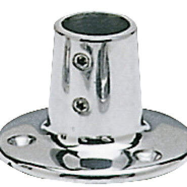 In acciaio inox AISI 316 lucidato a specchio per tubi da 22/25 mm, realizzati in microfusione a spessore.