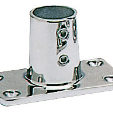 In acciaio inox AISI 316 lucidato a specchio per tubi da 22/25 mm, realizzati in microfusione a spessore.