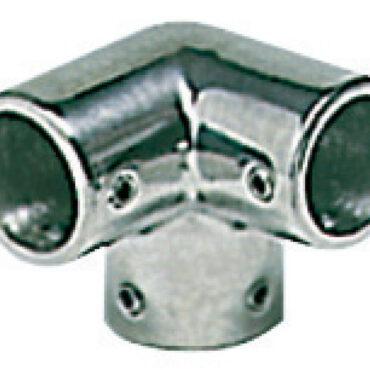 3-way elbow joint AISI316 90° 22 mm