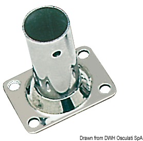 Basette pulpito in acciaio inox AISI 316 lucidato, ricavato da lastra e tubo accoppiati con saldatura ad argon. Finitura accurata, lucidatura a mano a specchio.