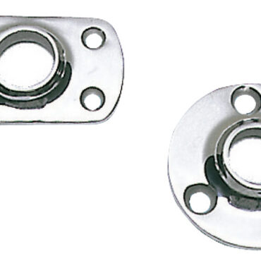 In acciaio inox AISI 316 microfuse a saldare lucidate a specchio, di grande robustezza ed estetica, sono enormemente più valide dei modelli in lamiera stampata.