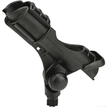 Robusto e altamente regolabile per garantire la sicurezza della canna in quasi tutte le posizioni.• Per mulinelli da spinning, lanciatori di esche, mulinelli da barca e mulinelli da mosca;• Il collare rotante aiuta a ridurre il “furto di strappo”;• Perno finale per ridurre la rotazione della canna; sollevare per far scorrere le aste;• Orientabile a 360° e 90° in verticale.