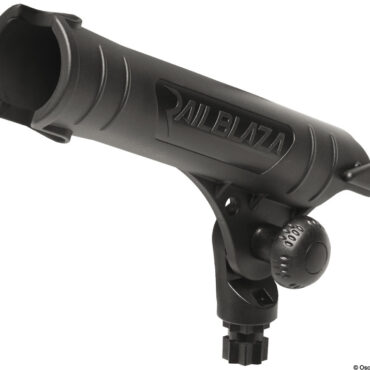 • Per mulinelli da spinning, lanciatori di esche e mulinelli da mosca.• Perno finale per ridurre la rotazione della canna; sollevare per far scorrere le aste.• Orientabile a 360° e 90° in verticale.• Utilizzare sempre un laccio alla canna.