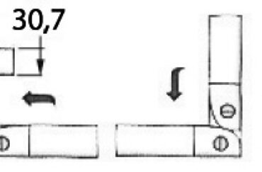 In acciaio inox AISI 316 lucidato a specchio.