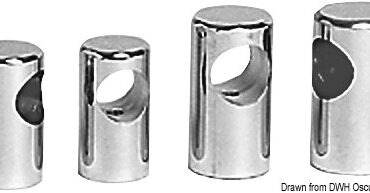 Handrail central AISI316 22 mm