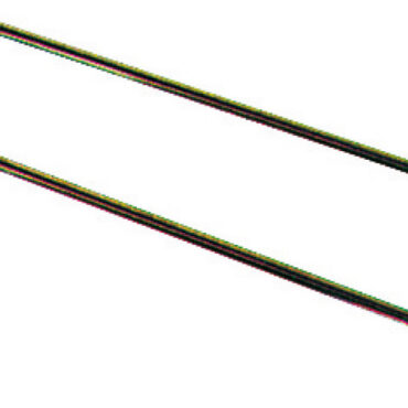 AISI 316, con basette inox e tubo lucidato da 22 mm.