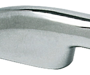 In acciaio inox lucidato a specchio.