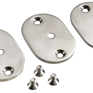 Handrail kit 3 plates + 2 screws