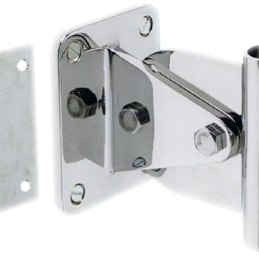 Per supportare a parete le passerelle. Realizzata in acciaio inox AISI 316 lucidato a specchio.