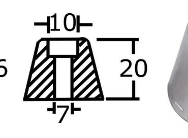 Aluminium spare anode orig. ref. 61180