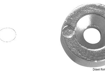 Ring anode Ø 24 x 7 mm