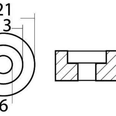 Aluminium ring anode for Suzuki 4/300 HP outboard