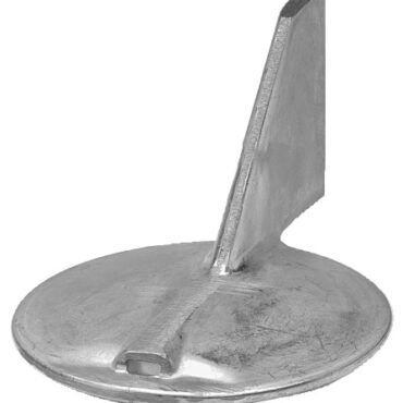 Magnesium fin anode rightward bend 100/220 HP