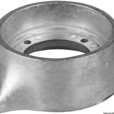 Aluminium collar anode for Sail Drive Ø 105 mm
