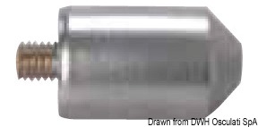 Zinc anode for heat exchanger/manifolds 3/8"