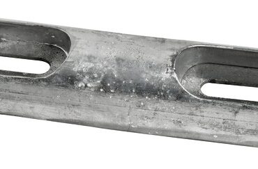 Zinc anode for bolt mounting 320x65 mm