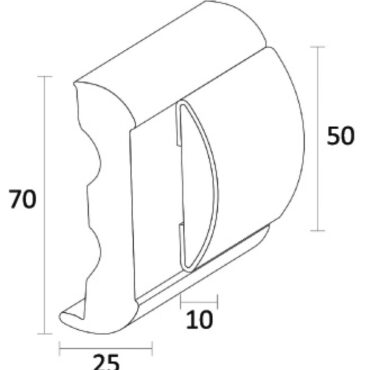 Profilo in acciaio inox AISI 316 riempito in PVC DURALENE. Si può applicare sia su base Standard che su base Slim. Barre da 3 m, da giuntare sempre con il suo coprigiunta.Vantaggi:- si può piegare facilmente;- leggero;- alta resistenza agli urti.
