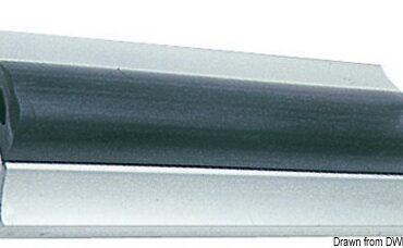 Con inserti in PVC flessibile in vari colori e terminabili da abbinare. Venduti in barre da 6 o 3 m.Ordine minimo 24 m per misura.