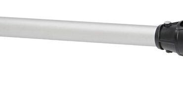 Versione con montaggio a galletto.Modello universale fabbricato in alluminio anodizzato, con manopole e dispositivo di bloccaggio in nylon.